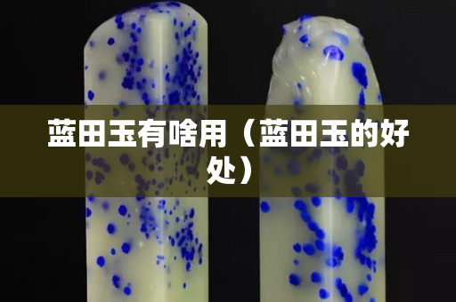 蓝田玉有啥用（蓝田玉的好处）