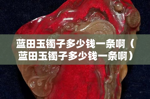 蓝田玉镯子多少钱一条啊（蓝田玉镯子多少钱一条啊）