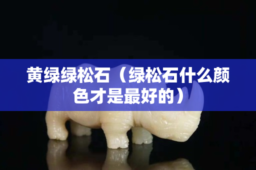 黄绿绿松石（绿松石什么颜色才是最好的）