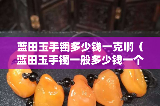 蓝田玉手镯多少钱一克啊（蓝田玉手镯一般多少钱一个）