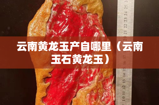 云南黄龙玉产自哪里（云南玉石黄龙玉）