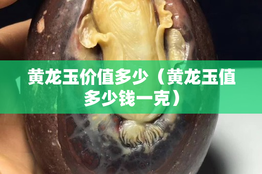 黄龙玉价值多少（黄龙玉值多少钱一克）