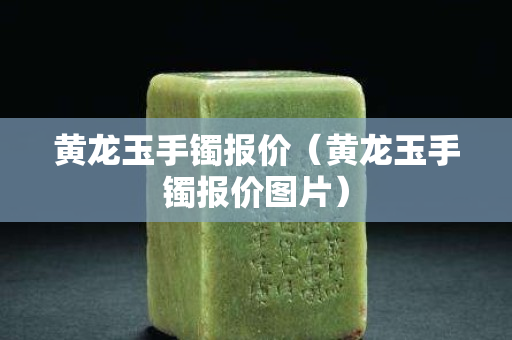 黄龙玉手镯报价（黄龙玉手镯报价图片）
