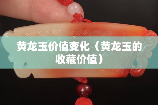 黄龙玉价值变化（黄龙玉的收藏价值）