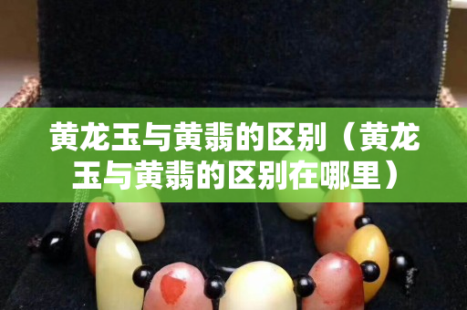 黄龙玉与黄翡的区别（黄龙玉与黄翡的区别在哪里）