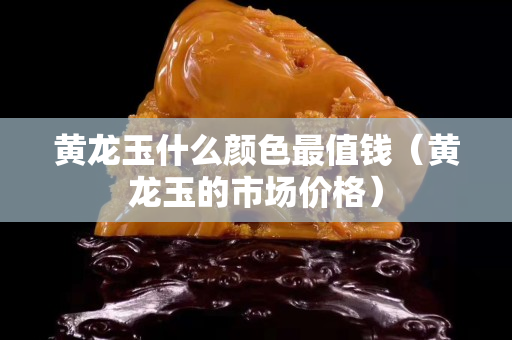 黄龙玉什么颜色最值钱（黄龙玉的市场价格）