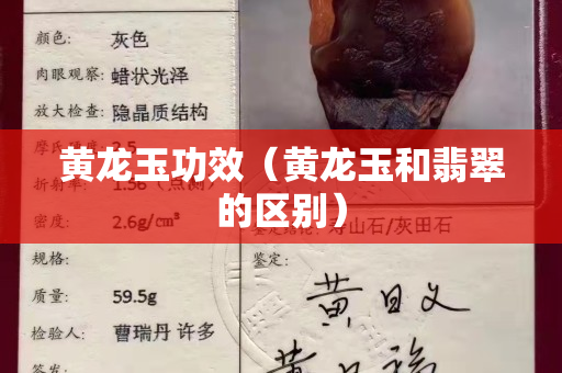 黄龙玉功效（黄龙玉和翡翠的区别）