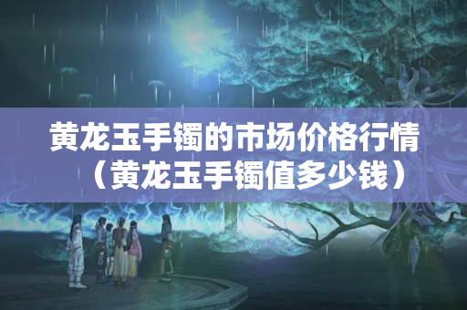 黄龙玉手镯的市场价格行情（黄龙玉手镯值多少钱）