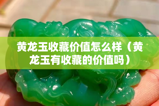 黄龙玉收藏价值怎么样（黄龙玉有收藏的价值吗）