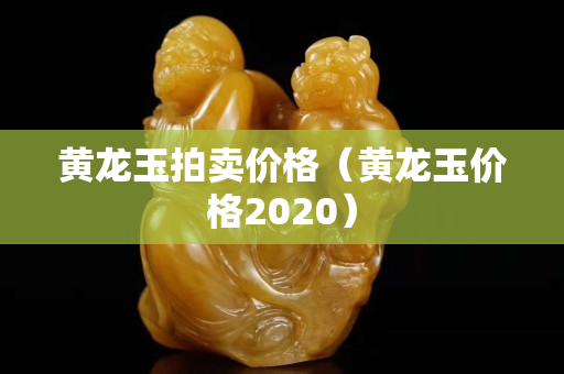 黄龙玉拍卖价格（黄龙玉价格2020）
