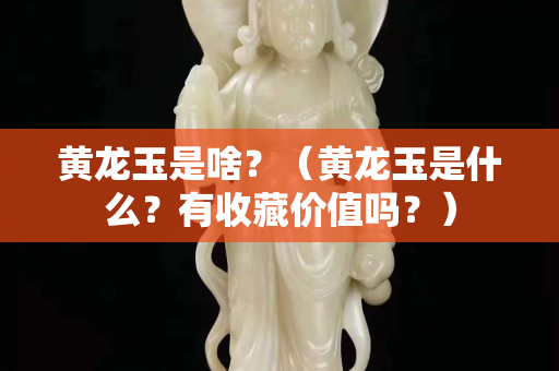 黄龙玉是啥？（黄龙玉是什么？有收藏价值吗？）
