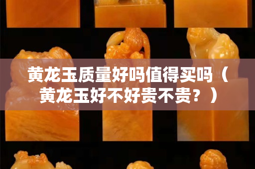 黄龙玉质量好吗值得买吗（黄龙玉好不好贵不贵？）