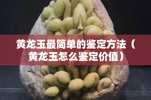 黄龙玉最简单的鉴定方法（黄龙玉怎么鉴定价值）