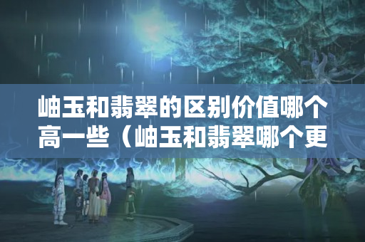 岫玉和翡翠的区别价值哪个高一些（岫玉和翡翠哪个更值钱）