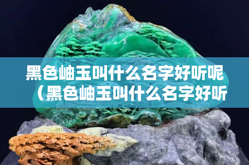黑色岫玉叫什么名字好听呢（黑色岫玉叫什么名字好听呢女）
