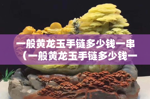 一般黄龙玉手链多少钱一串（一般黄龙玉手链多少钱一串啊）
