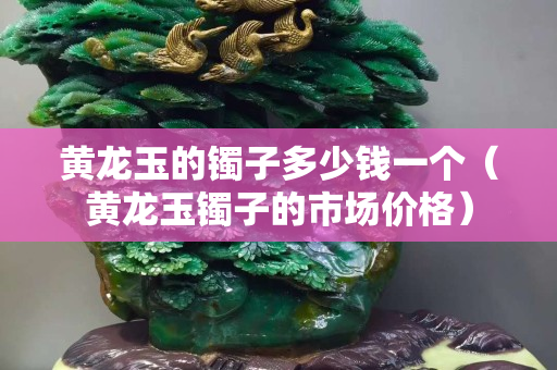 黄龙玉的镯子多少钱一个（黄龙玉镯子的市场价格）
