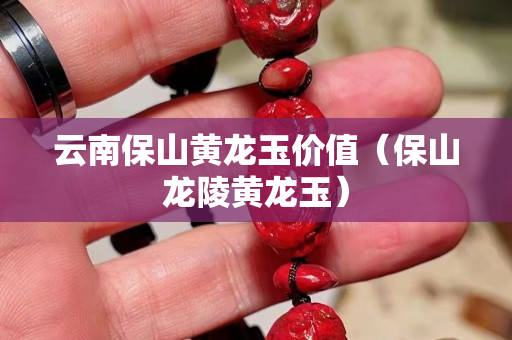 云南保山黄龙玉价值（保山龙陵黄龙玉）