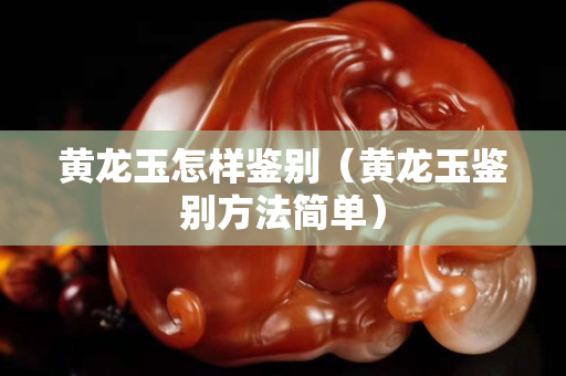 黄龙玉怎样鉴别（黄龙玉鉴别方法简单）