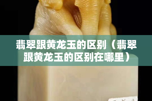 翡翠跟黄龙玉的区别（翡翠跟黄龙玉的区别在哪里）