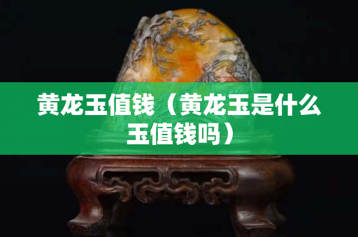 黄龙玉值钱（黄龙玉是什么玉值钱吗）