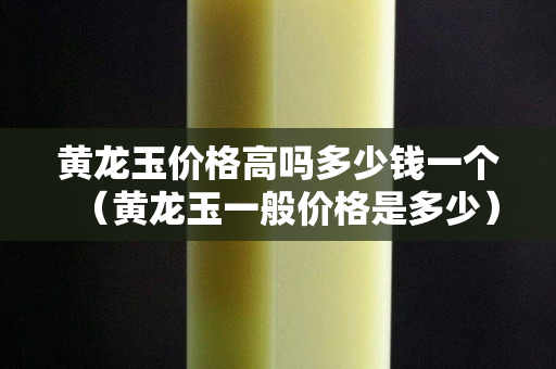 黄龙玉价格高吗多少钱一个（黄龙玉一般价格是多少）