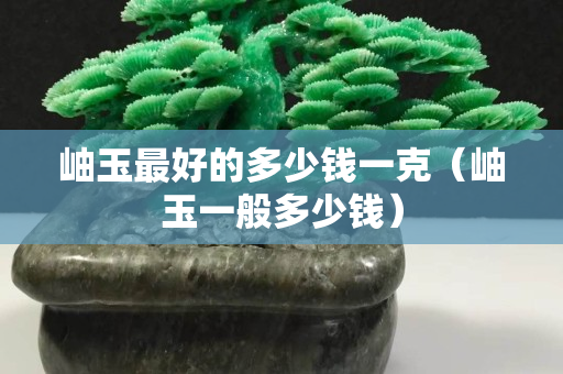 岫玉最好的多少钱一克（岫玉一般多少钱）