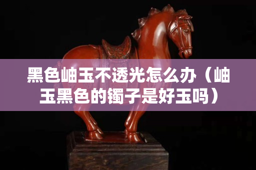 黑色岫玉不透光怎么办（岫玉黑色的镯子是好玉吗）