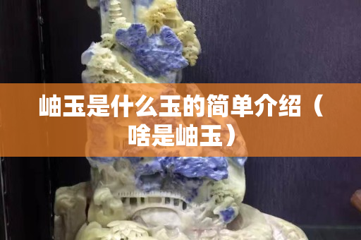 岫玉是什么玉的简单介绍（啥是岫玉）