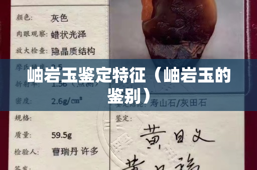 岫岩玉鉴定特征（岫岩玉的鉴别）