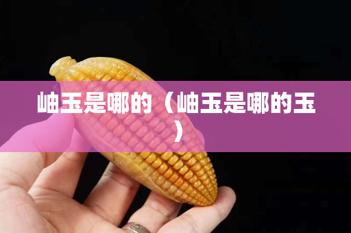 岫玉是哪的（岫玉是哪的玉）