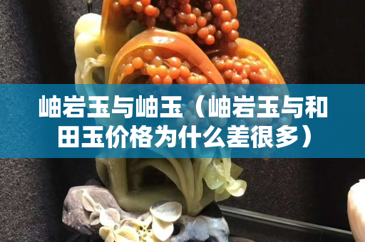 岫岩玉与岫玉（岫岩玉与和田玉价格为什么差很多）