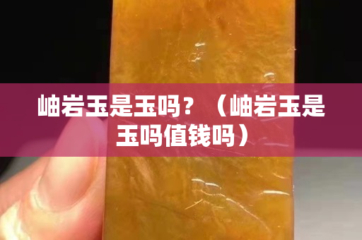 岫岩玉是玉吗？（岫岩玉是玉吗值钱吗）