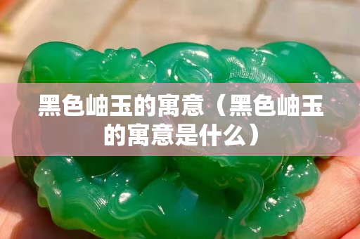 黑色岫玉的寓意（黑色岫玉的寓意是什么）