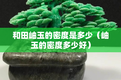 和田岫玉的密度是多少（岫玉的密度多少好）