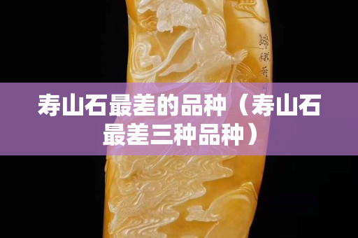 寿山石最差的品种（寿山石最差三种品种）