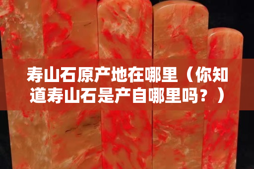 寿山石原产地在哪里（你知道寿山石是产自哪里吗？）