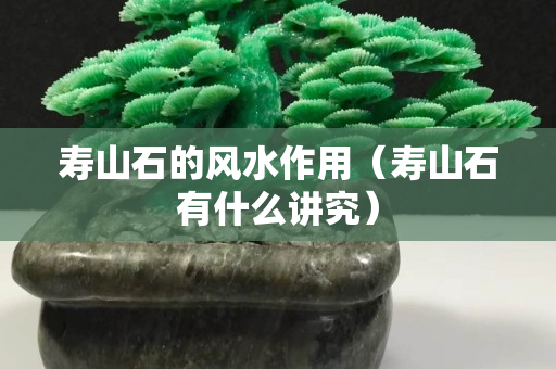寿山石的风水作用（寿山石有什么讲究）