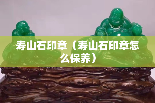 寿山石印章（寿山石印章怎么保养）