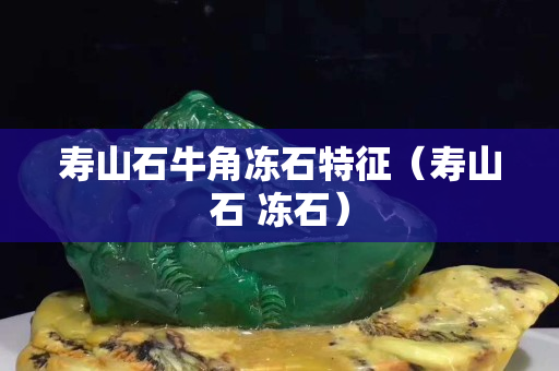 寿山石牛角冻石特征（寿山石 冻石）