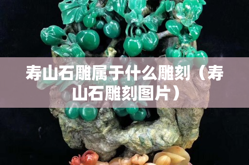寿山石雕属于什么雕刻（寿山石雕刻图片）