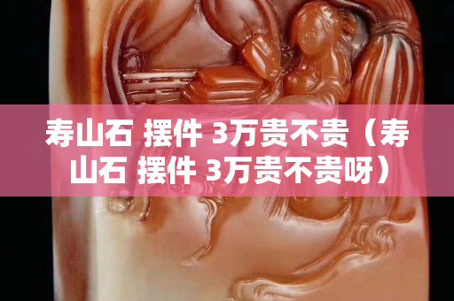 寿山石 摆件 3万贵不贵（寿山石 摆件 3万贵不贵呀）