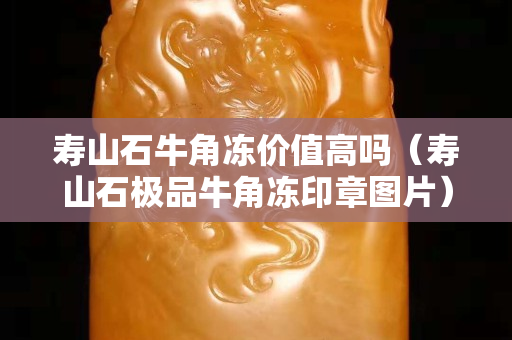 寿山石牛角冻价值高吗（寿山石极品牛角冻印章图片）
