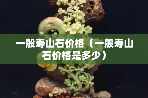一般寿山石价格（一般寿山石价格是多少）