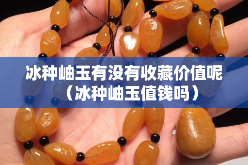 冰种岫玉有没有收藏价值呢（冰种岫玉值钱吗）