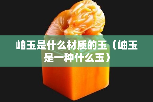 岫玉是什么材质的玉（岫玉是一种什么玉）