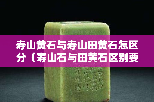 寿山黄石与寿山田黄石怎区分（寿山石与田黄石区别要点及图片）
