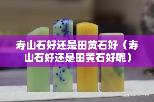 寿山石好还是田黄石好（寿山石好还是田黄石好呢）
