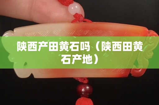 陕西产田黄石吗（陕西田黄石产地）