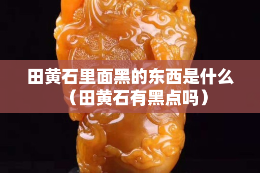 田黄石里面黑的东西是什么（田黄石有黑点吗）